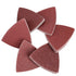 WORKPRO 150PCS Triangle Sanding Pads, 3-1/8 Inch Hook and Loop for Oscillating Multi Tool, 40/60/80/120/180/240 Grit