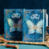 College Ruled Journal for Writing, B5 3D Butterfly Embossed Hardcover Notebook, 192 Pages, 9" x 6.9"
