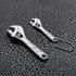 Adjustable Mini Nut Wrench, Silver Shifting Spanner for Automotive Repair Maintenance (2, 2.5 Inch, 4 Inch)