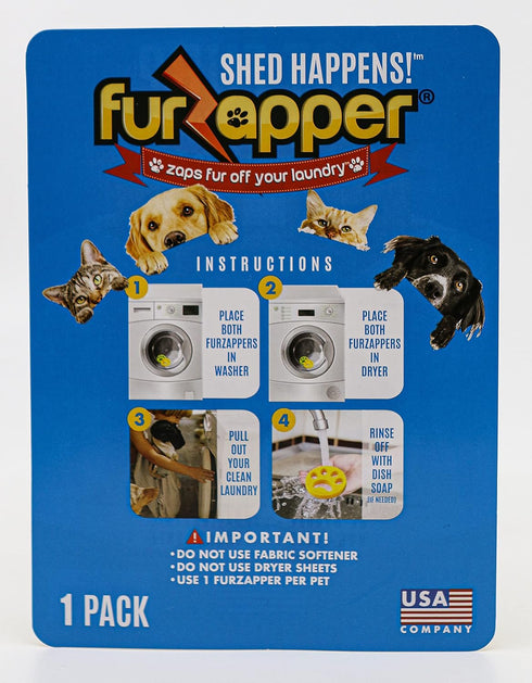 FurZapper Pet Hair Remover for Laundry, 1 PK