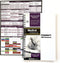 Pharmacy H&P Notebook, Medical History and Physical, 100 Medical Templates with Perforations