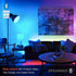 A19 Bulb, Dimmable, 1 pack SYLVANIA SMART+ Bluetooth Full Color and Tunable White LED Fully Compatible with Alexa