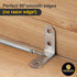 SAMNATE 404016X2mm 90 (20 Pack) Stainless Steel L Brackets Right Angle Corner Brace with Screws, Degree Small Metal