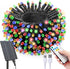 SOLARBABY Solar Christmas Lights Outdoor,142Ft 400 LED Crystal Beads Solar String Lights