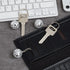 Henoyso 48 Pcs Mini Mirror Disco Ball Keychain, Small Silver Decoration for 1970s Party Favors and Birthday Accessories