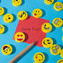 Mr. Pen Erasers, Pack of 64, Smiley Pencil Erasers for Kids, Fun School Supplies, Mini Erasers for Students