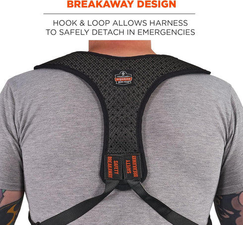 3142 Ergodyne Squids Padded Shoulder Barcode Scanner Harness with Attachment Lanyard for Mobile Computers