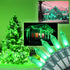 Holiday Essence 100 LED Green St Patrick's Day Christmas String Lights - 26.9 Ft for Indoor and Outdoor