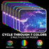 ENHANCE Small Mouse Pad with LED Lighting (13.3 X 10.8 inches) - Gaming Mouse Pad Desk Mat with 7 Color Options, 3