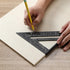 Mr. Pen Combination Square Tool Set, Black, 7" Rafter Square, 12" Aluminum Carpenter Square, Woodworking Square