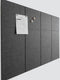Large Cork Board for Office - Black Felt Bulletin Board Tiles for Wall Decor, Push Pin Board Organizer, Pack of 12