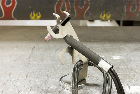 MAG-MATE WTHT01 TIG Holder with a Magnetic Base Durable Welding Tools, Made of Stainless Steel, Prevents Damage to Torch Tips, 41 lb, Holding Capacity Sliver
