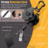 ELV Heavy Duty Retractable Keychain, Magnetic Closure and Carabiner, ID Badge Holder Clip with 31” Dyneema Cord