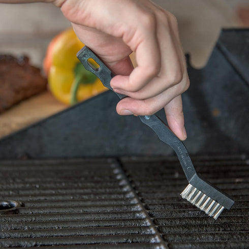 Carlisle FoodService Products 4067500 AP Single-Ended Gun Cleaning Brush, 7", Stainless Steel