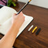 Blackwing Point Guards, Set of 3, Protects Pencil Points, Mixed Color Pack (Gold, Silver, Black)