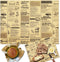 200 Pcs Food Paper Sheets, 12"x16" Grease Resistant Wrapper Paper for Baking, Picnic, Party, Kraft Paper