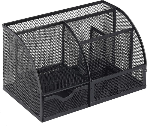 Mr. Pen Mesh Desk Organizer, Black, Pen Holders and Pencil Organizer for Desk Supplies