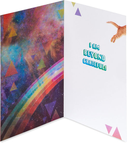 Thank You Cat Card - Beyond Grateful Greeting Card