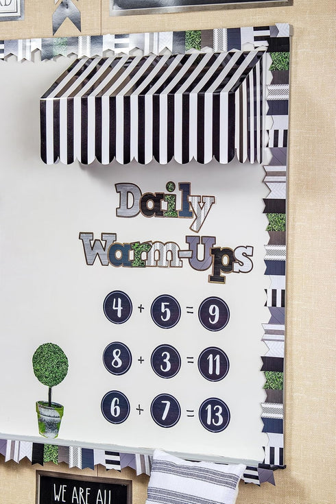 Spot On Floor Markers, Modern Farmhouse Numbers 1-36, 4" (TCR77531)