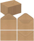 Better Office Products A6 Kraft Invitation Envelopes, Strong Bond Paper, 100 Pack (4.75 x 6.5 inch)