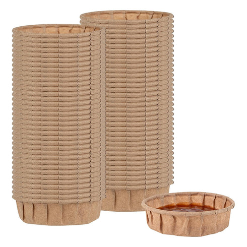 1 100 Restaurantware-Sustain Ounce Portion Cups, Disposable Condiment Cups - Compostable, Versatile, Kraft Paper Sample
