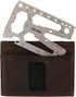 Lever Gear Toolcard Pro, 40 in 1 Credit Card Multitool, TSA Approved Slim Survival Card Wallet Tool (Silver)