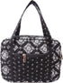 DIWI Extra Large Quilted Bible Cover 11.25 x 8.25 x 2.75 Inches - Good Book Tote Case (C2 Deep Night, XL)