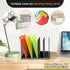Desk File Organizer, 5 Sections Upright Mesh Desktop File Sorter for Home, Office & Classroom Organization