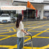 4 Handicap Flag for Wheelchair & Mobility Scooter, Ft Folding High Visibility Orange Safety Flag with Mounting Pole