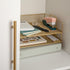 Martha Stewart Ryder 3 Tier Desk Letter Tray Organizer, Stackable Steel Mesh Inbox Tray for Files and Papers (Gold)