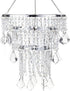 Acrylic Chandeliers Lampshade - Mini Beaded Light Fixture - Crystal Pendant Ceiling