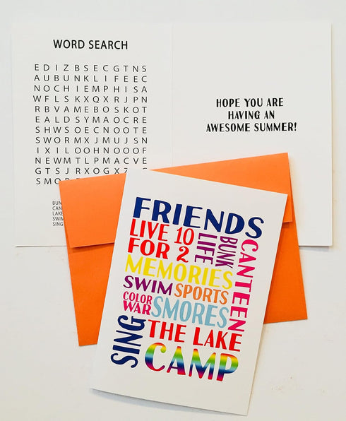 Pack 6 ULTIMATE CAMPER-Camp Greeting Cards