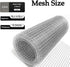 Hardware Cloth 1/4 inch 8inx10ft Galvanized Wire Mesh Roll for Chicken Pen, Garden Fences, Poultry Netting