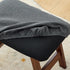 Wieghda Foot Stool,Under Desk Foot Rest Ottoman, Washable Stool for Office, Living Room, Bedroom (Brown Legs-Grey Stool