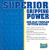 Gator Grip Safety Push Block 2 Pack, Blue Rubber Pattern for Superior Gripping Power on Router Tables