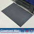 3/8" 24" 36", Durable Textured Sponge Vinyl Anti-Fatigue Mat, x Black