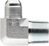 Brennan 2501-06-06-FG Forged Steel JIC Flared Tube Fitting, 90 Degree Elbow Forgeded, 3/8" Tube OD JIC Male x 3/8-18 NPTF Male