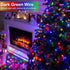 100FT 300 8 Multicolor Christmas Lights Outdoor, LED String Lights for Outside Waterproof with Modes, Connectable Plug