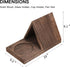 LETUBUYU Wooden Triangle Bookmark with Drink Holder |Night Stand Book Holder| Countertop Recipe Holder| Wood Book Reading Rest with Slotted| Book Corner Display| Grandparents Day Gifts(Brown)