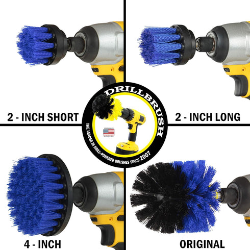 Set Set Marine Cleaning Supplies - Brush Kit for a Clean Boat - Boat Accessories - Tank Cleaner Tool - Hull and Deck