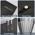 JARLINK 7 Pockets Expanding File Folder, A4 Size Accordion Document Organizer, Portable Cute Paper Organizer, Black