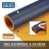 K KNODEL Large Desk Mat, Office Desk Pad, Computer Desk Protector Mat, Desktop Blotter Pad (31.5"x15.7", Dark Blue)