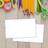 Home Advantage 50 Pack Blank Index Cards, 3x5 Heavy Duty Cardstock Note Cards - Bleed Proof