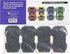 The Classics Magnetic Race Car Whiteboard Erasers, Multi-Colored Dry Erasers, Pack of 4 - TPG-358