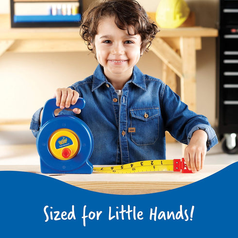 3" Counting Learning Resources Pretend Play Long Tape Measure - Kids Construction Toys, Preschool Activities, Pretend