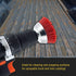Dura-Gold 6 Piece Abrasive Nylon Wire Brush Set, Coarse Sanding, 1/4" Drill Shank for Rust Removal