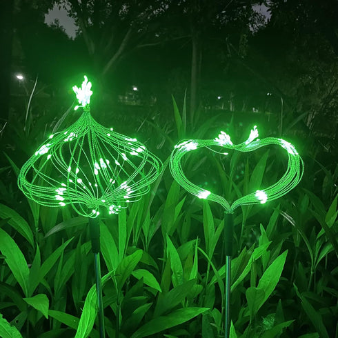 2 Pack 150 2 JJGoo Solar Firework Lights, LEDs Lighting Modes Solar Lights Outdoor Waterproof for Garden Patio Walkway