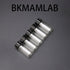 30pcs Clear Small Glass Vials 20ml with Screw Caps