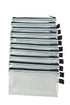 Sax Mesh Tool Case Pouches - 5 x 9 inches, Clear with Black Trim, Pack of 10