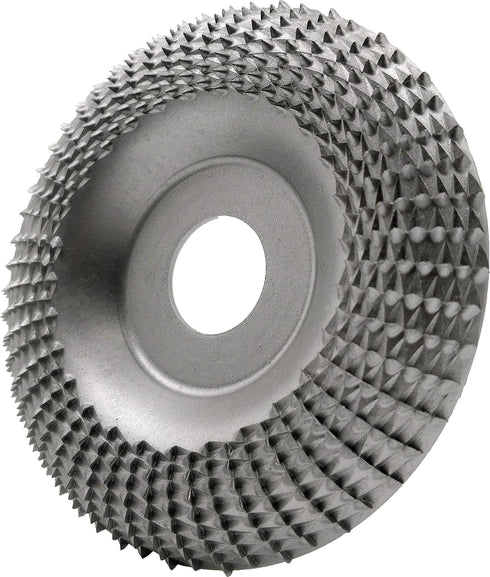 Wood Carving Disc Grinder Shaping Disc, 7/8 Inch Bore Tungsten Carbide Grinding Wheel for Sanding and Shaping